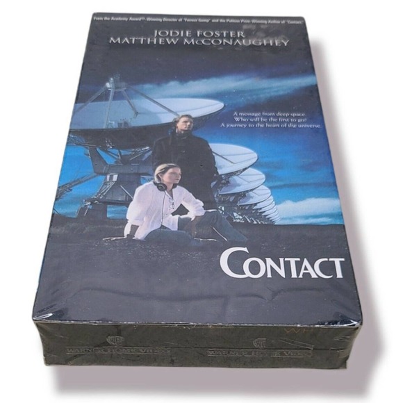 Contact VHS 1997 Movie Jodie Foster Matthew McConaughey SEALED!! - Picture 5 of 5